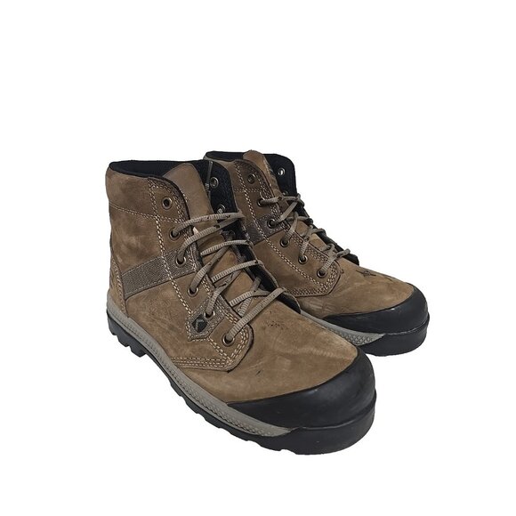 Dakota Women's Quad-Lite Aluminium Toe Steel Plate Work Boots 6016 Brown 6M - Picture 1 of 7